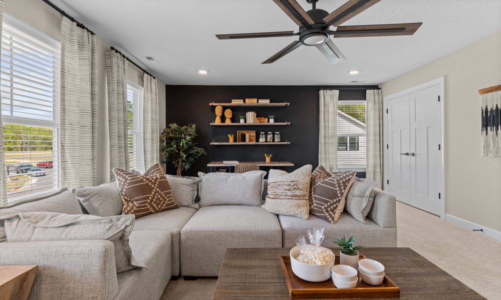 Representative furnished interior of a home built from the The Waverunner by Chesapeake Homes in Bridgewater - Shorehaven Village, Little River (Image 33).