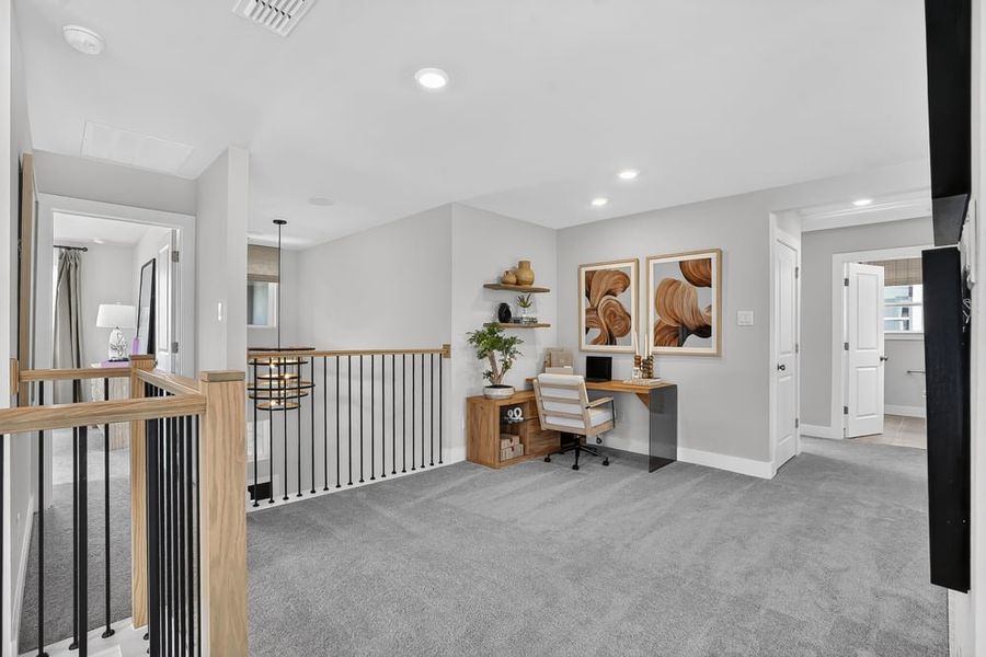 Representative furnished interior of a home built from the Paige by Taylor Morrison in Ryehill, Rosenberg (Image 30).