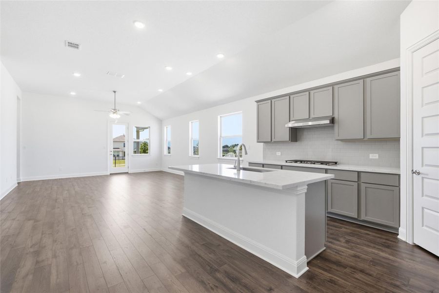 Furnished interior view inside a new home in Preserve at Lakeside Meadows, Pflugerville (Image 9).