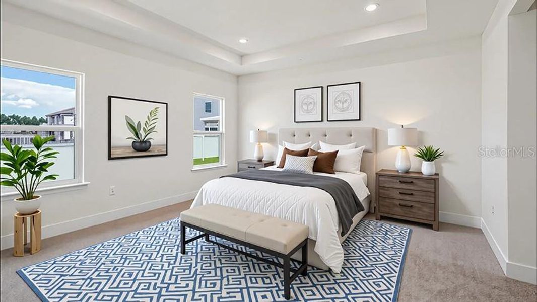 Furnished interior view inside a new home in Briarwood, Alachua (Image 6).