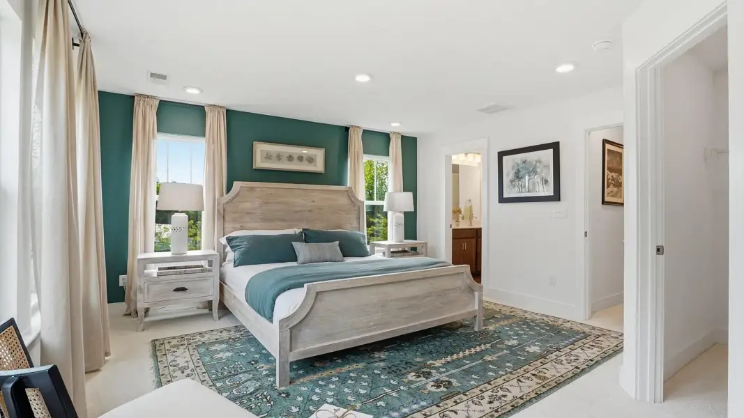 Furnished interior view inside a new home in Marion Square, Greenville (Image 18).