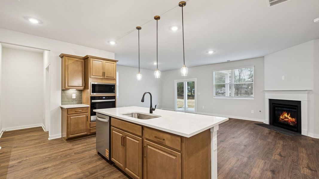 Furnished interior view inside a new home in Reserve at Hickory Ridge, Columbia (Image 6).
