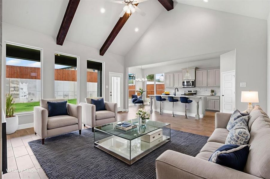 Furnished interior view inside a new home in , Glen Rose (Image 7). Furnished interior view inside a new home in , Glen Rose (Image 7).