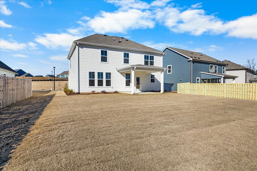 Exterior details and patio area of a home in Tillery Park, Grovetown (Image 21).
