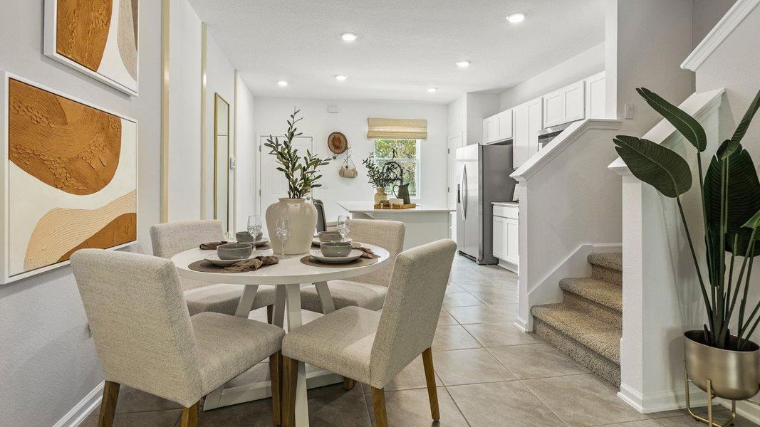 Furnished interior view inside a new home in Cordera, St. Augustine (Image 11).