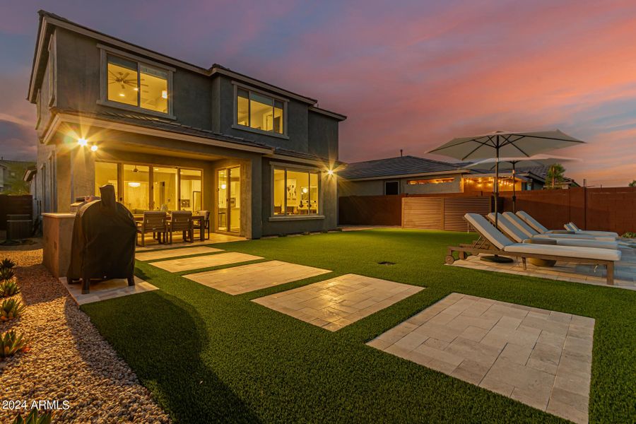 Walkway to pool