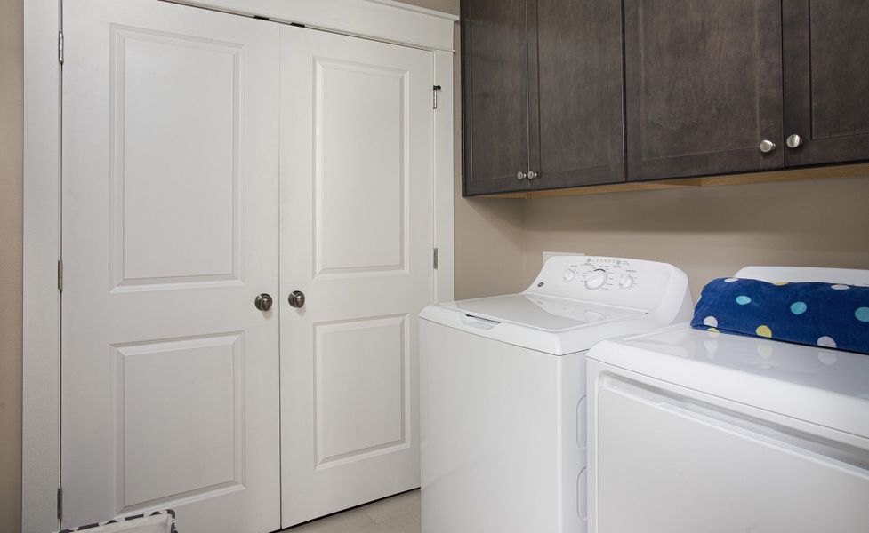 Convenient laundry room