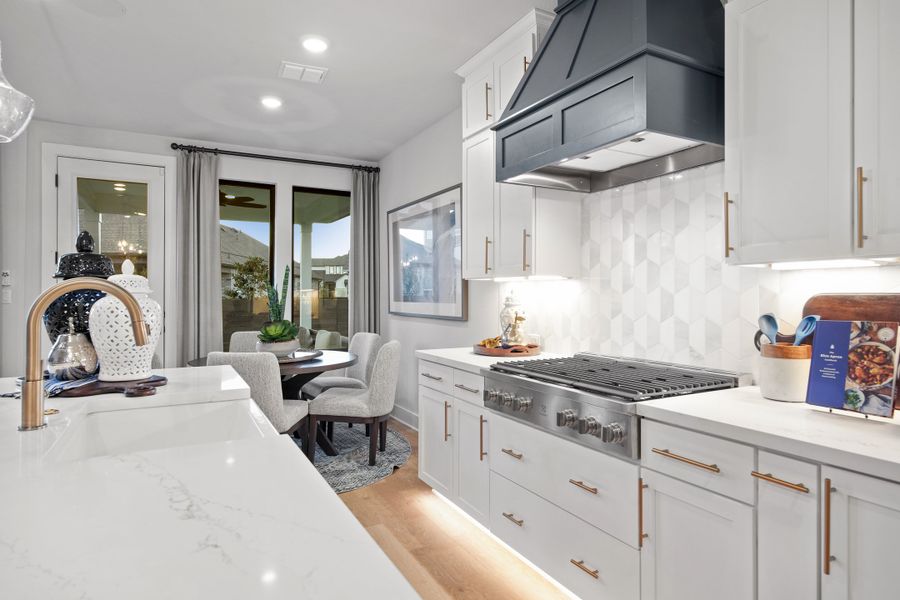 Furnished interior view inside a new home in Provence 50', Austin (Image 37).