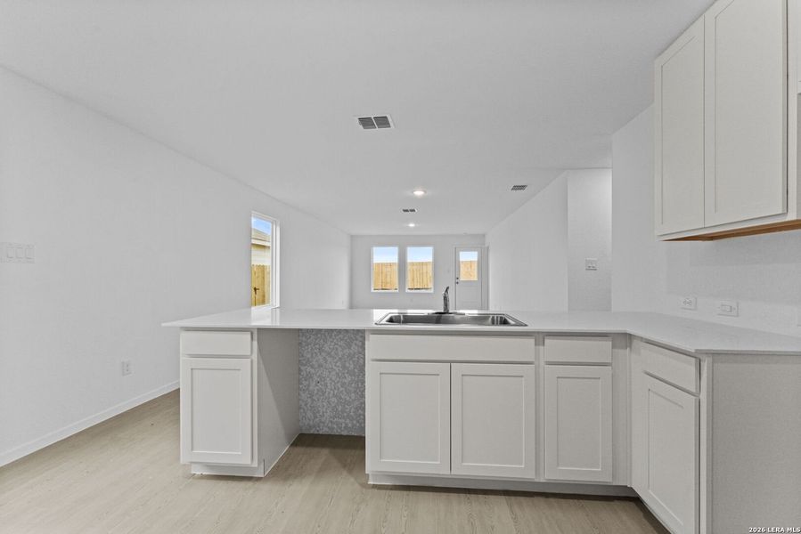 Furnished interior view inside a new home in Randolph Crossing, Converse (Image 9).