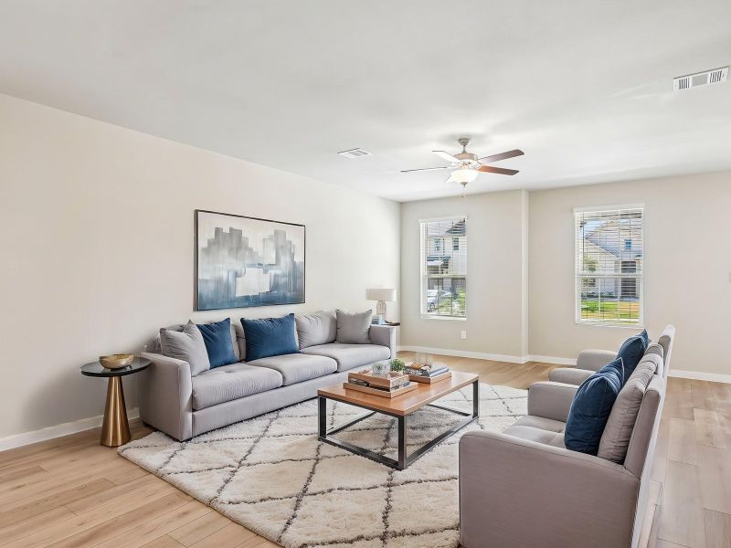 Furnished interior view inside a new home in Oak Ridge Park, Corinth (Image 6).