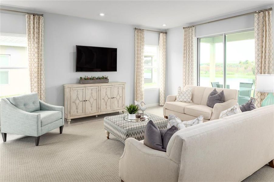 Furnished interior view inside a new home in Cypress Ridge Ranch, Wimauma (Image 14).