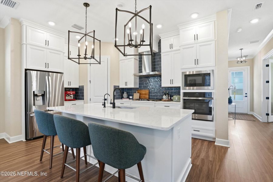 Furnished interior view inside a new home in Seven Pines 50' Rear Entry, Jacksonville (Image 32).