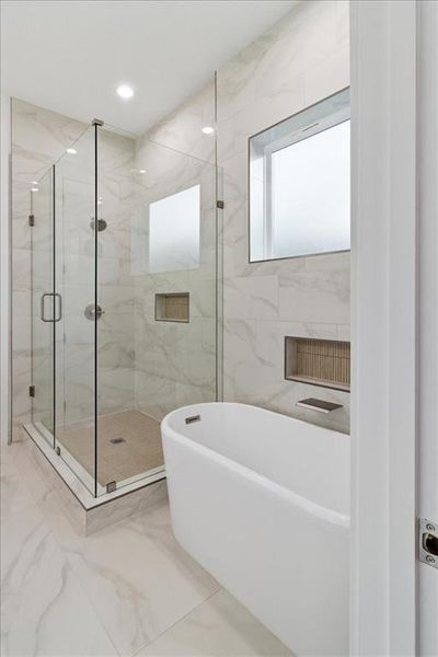 Furnished interior view inside a new home in , Dallas (Image 17).