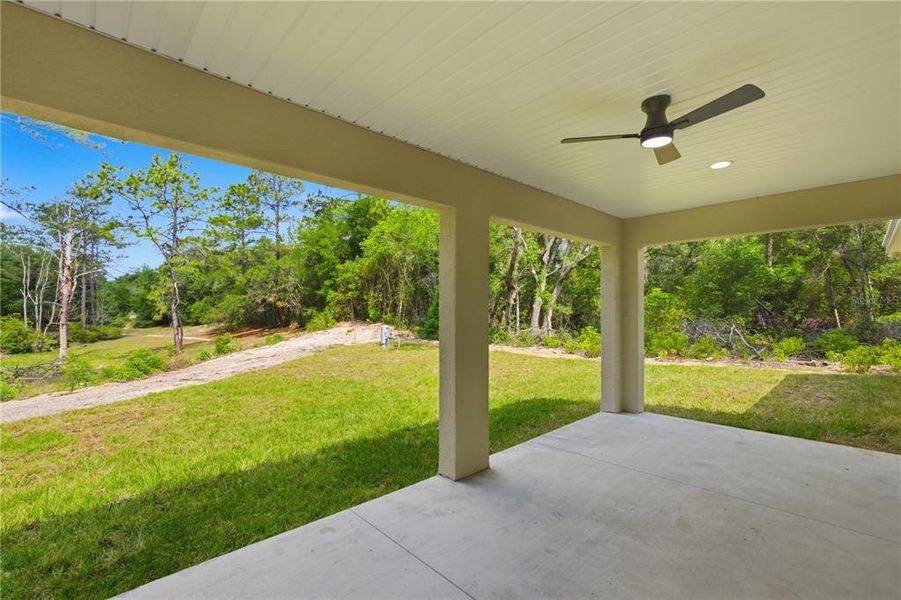 Exterior details and patio area of a home in , Ocklawaha (Image 15).