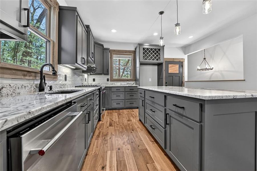 Furnished interior view inside a new home in , Ellijay (Image 16).
