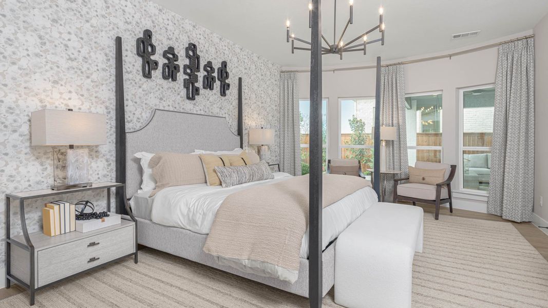 Furnished interior view inside a new home in Landmark, Denton (Image 5).