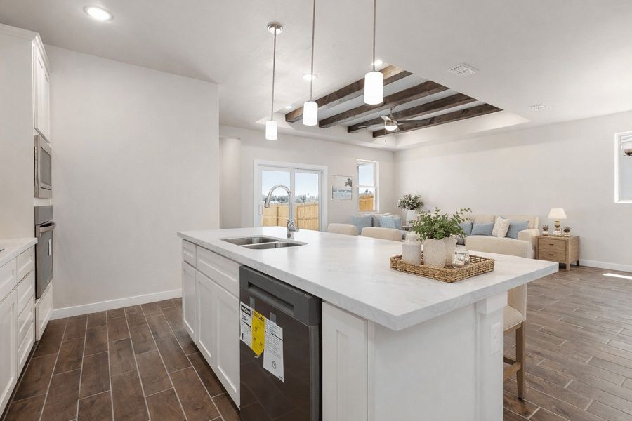 Furnished interior view inside a new home in Paloma Ranch, Harlingen (Image 6).