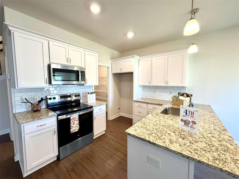 Furnished interior view inside a new home in , Lula (Image 6). Furnished interior view inside a new home in , Lula (Image 6).