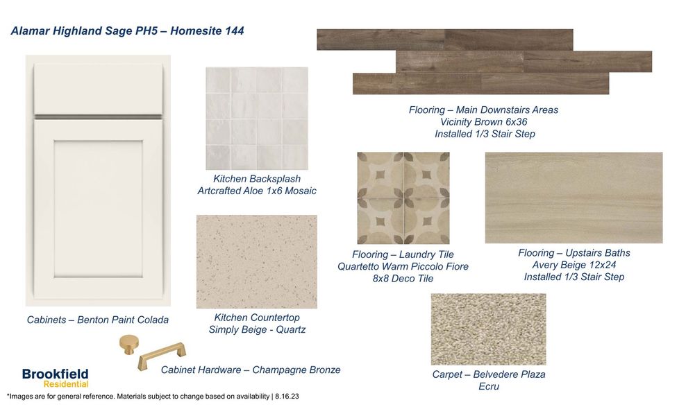 Sample of building materials used in homes in Alamar, Avondale (Image 13).