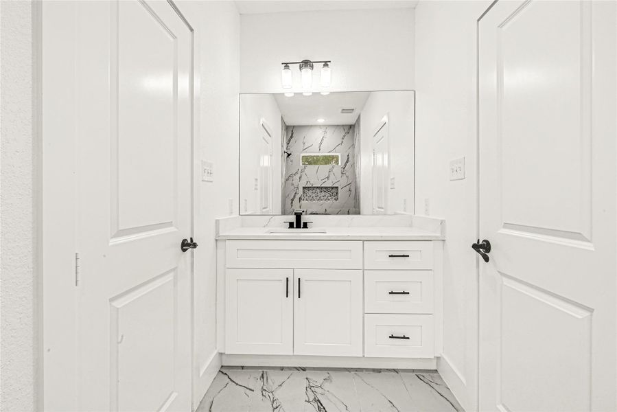 Furnished interior view inside a new home in , Houston (Image 12).