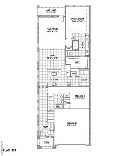 Plan 1478 1st Floor Plan 1478 1st Floor