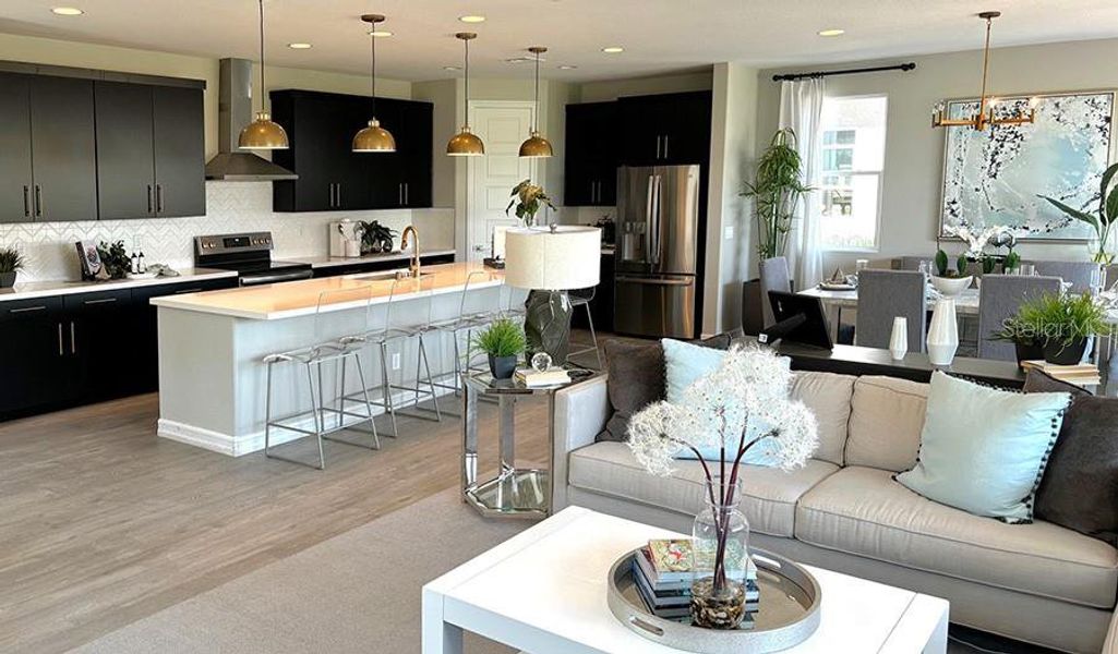 Furnished interior view inside a new home in Seasons at Shores of Lake Dell, Dundee (Image 7).