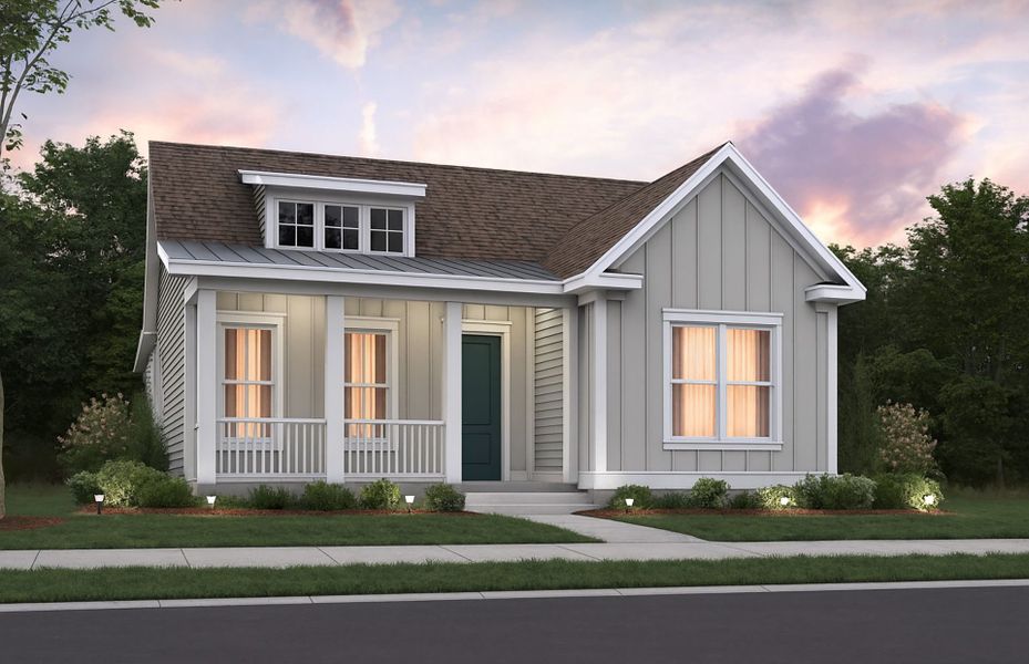 Front exterior of a new home in SayeBrook, Myrtle Beach, SC, highlighting curb appeal (Image 17).