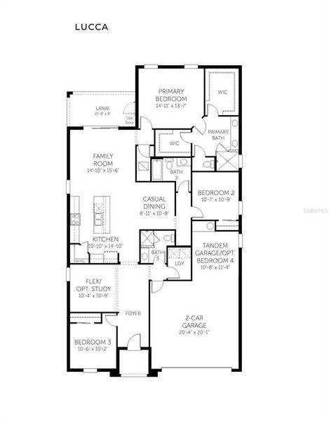 2D floor plan layout of this home in River Hall, Alva, FL (Image 2). 2D floor plan layout of this home in River Hall, Alva, FL (Image 2).