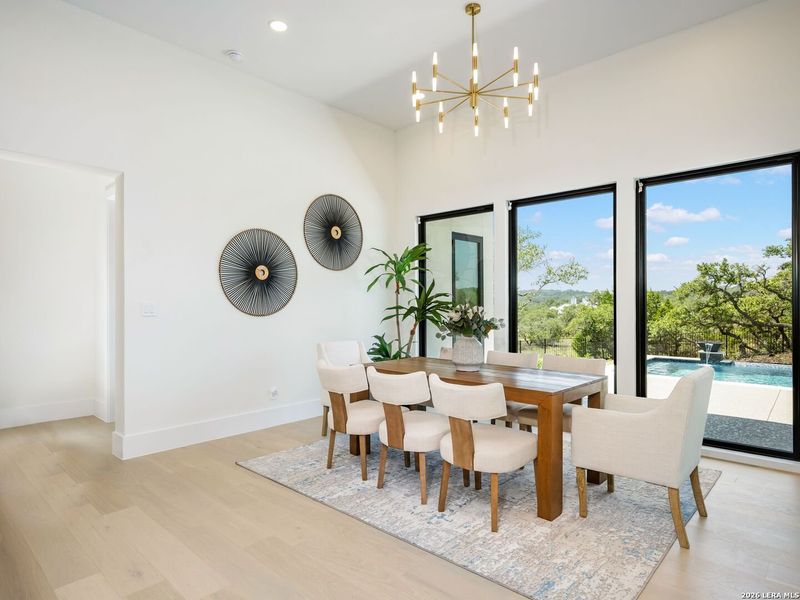 Furnished interior view inside a new home in , Boerne (Image 58).