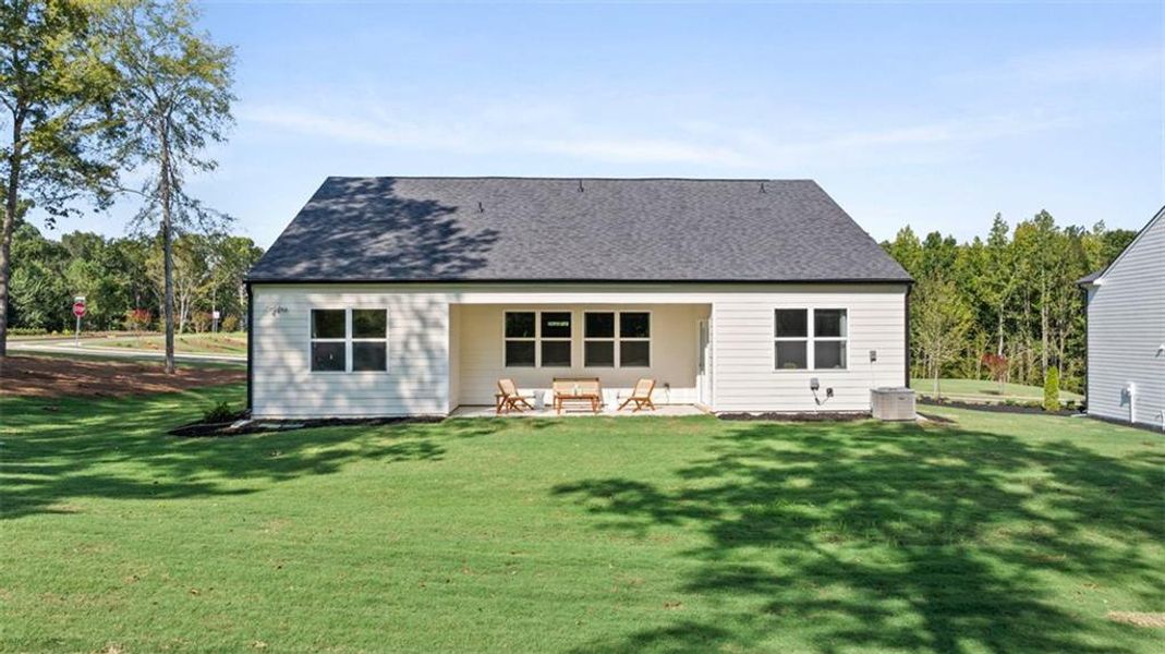 Exterior details and patio area of a home in Jackson Landing, Jefferson (Image 3).