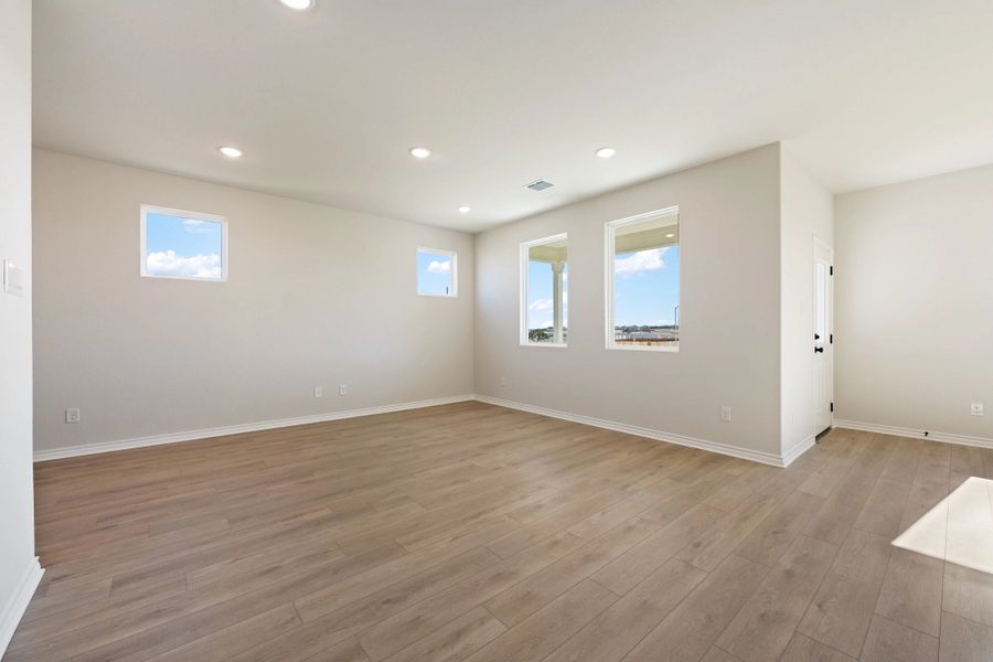 Spacious, unfurnished interior of a new home in The Homestead at Lariat, Liberty Hill (Image 41).