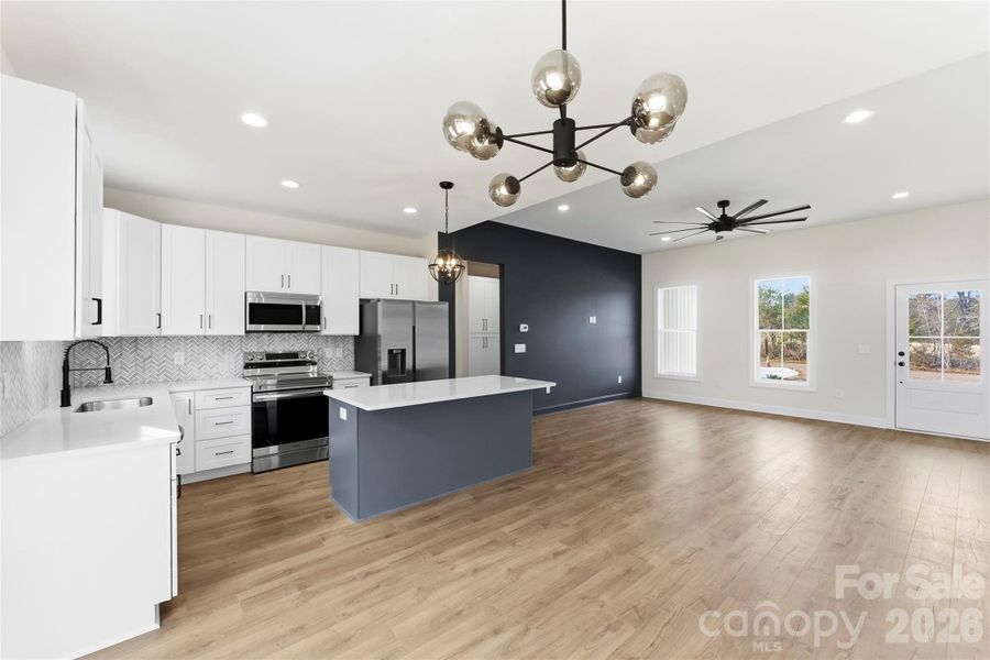 Furnished interior view inside a new home in , China Grove (Image 12).