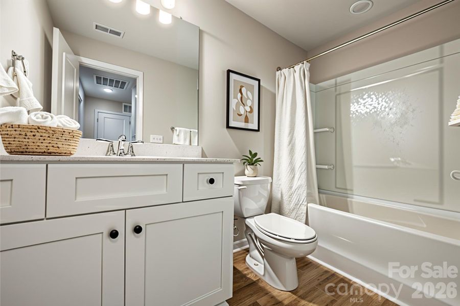 Furnished interior view inside a new home in , Charlotte (Image 22).