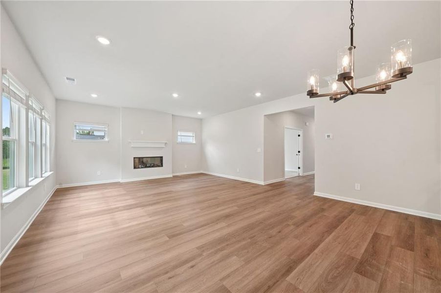 Spacious, unfurnished interior of a new home in Vines at Mill Creek - Estate Series, Braselton (Image 45).