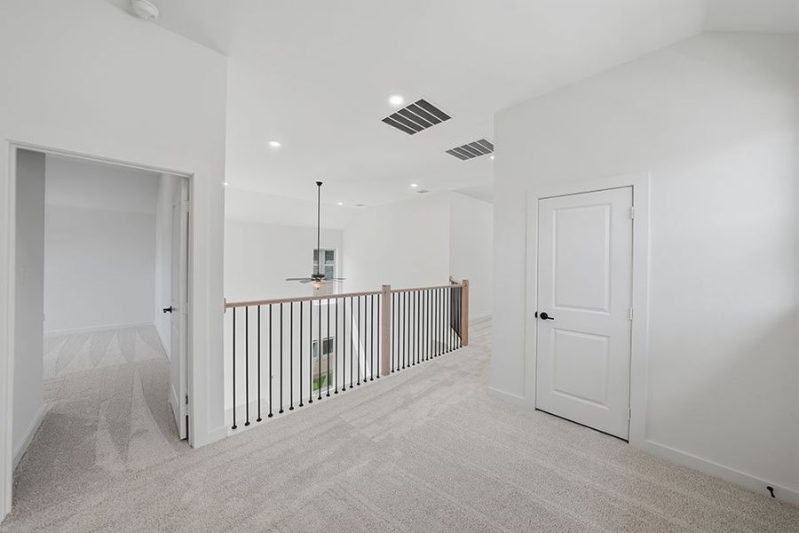 Spacious, unfurnished interior of a new home in Light Farms Brenham - 40' Lots, Celina (Image 35). Spacious, unfurnished interior of a new home in Light Farms Brenham - 40' Lots, Celina (Image 35).