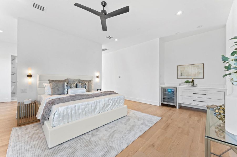 Furnished interior view inside a new home in , Houston (Image 32).