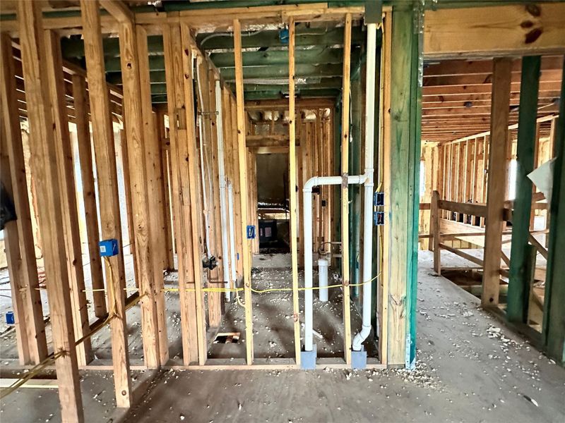 In-progress construction of a new home in , La Marque, TX (Image 18).