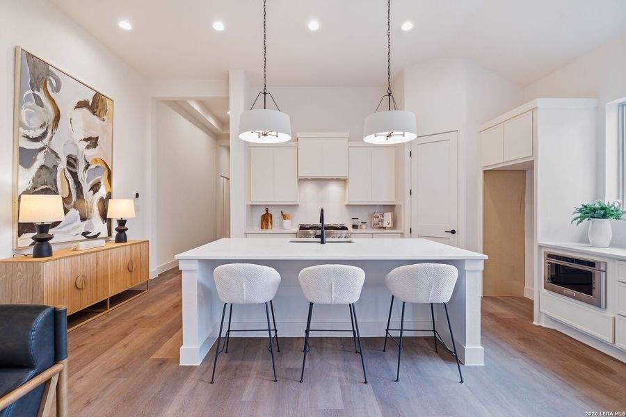 Furnished interior view inside a new home in , New Braunfels (Image 33).