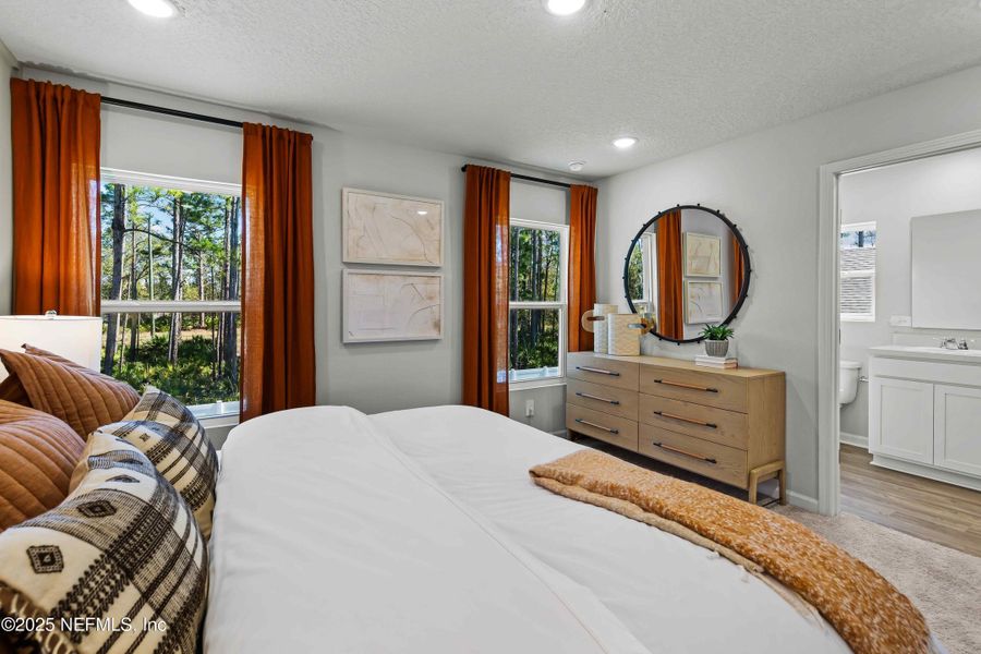 Furnished interior view inside a new home in The Dogwood Series at The Landings at Pecan Park, Jacksonville (Image 16).