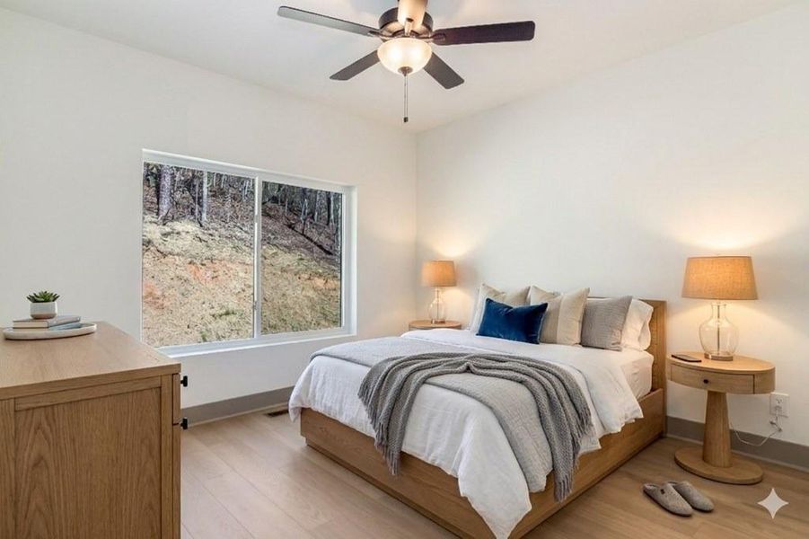 Furnished interior view inside a new home in , Ellijay (Image 14).