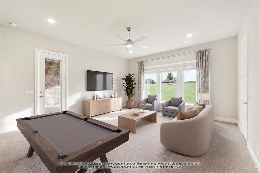 Furnished interior view inside a new home in Somerset, Mansfield (Image 8).