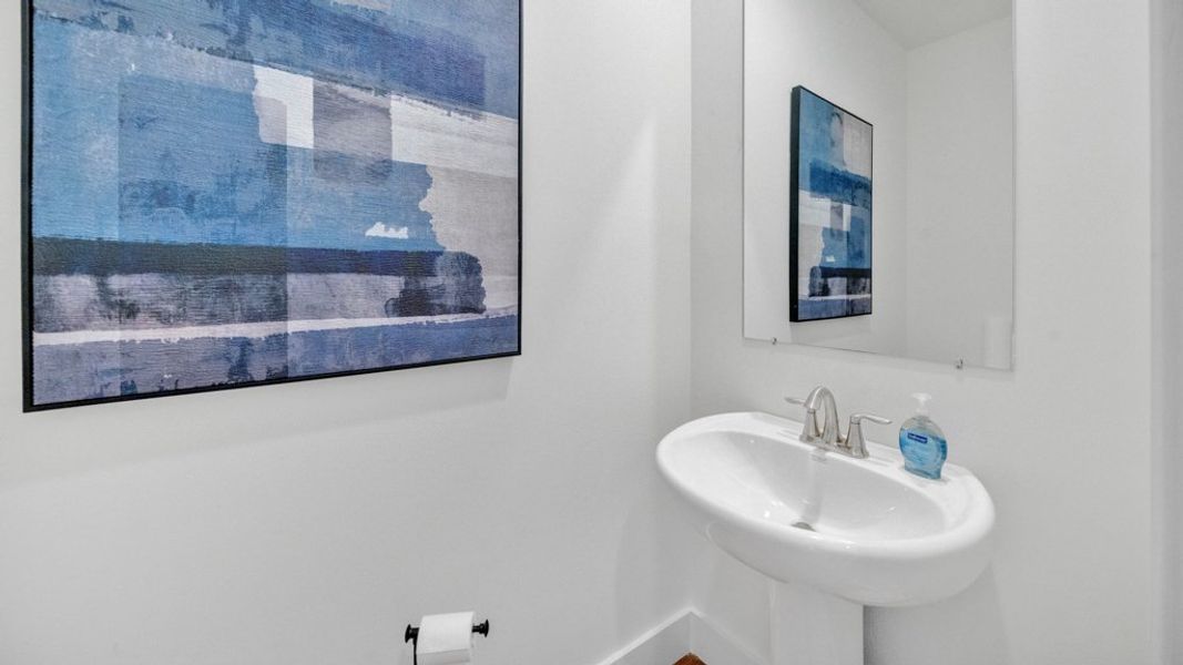 Furnished interior in a model home at Price's Point in Knoxville (Image 22).