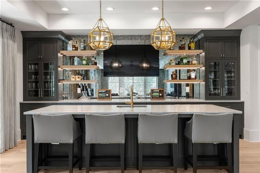 Furnished interior view inside a new home in , Alpharetta (Image 60).