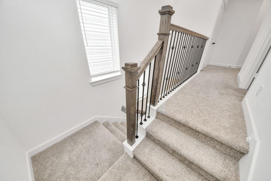 Spacious, unfurnished interior of a new home in The Groves 35', Humble (Image 24). Spacious, unfurnished interior of a new home in The Groves 35', Humble (Image 24).