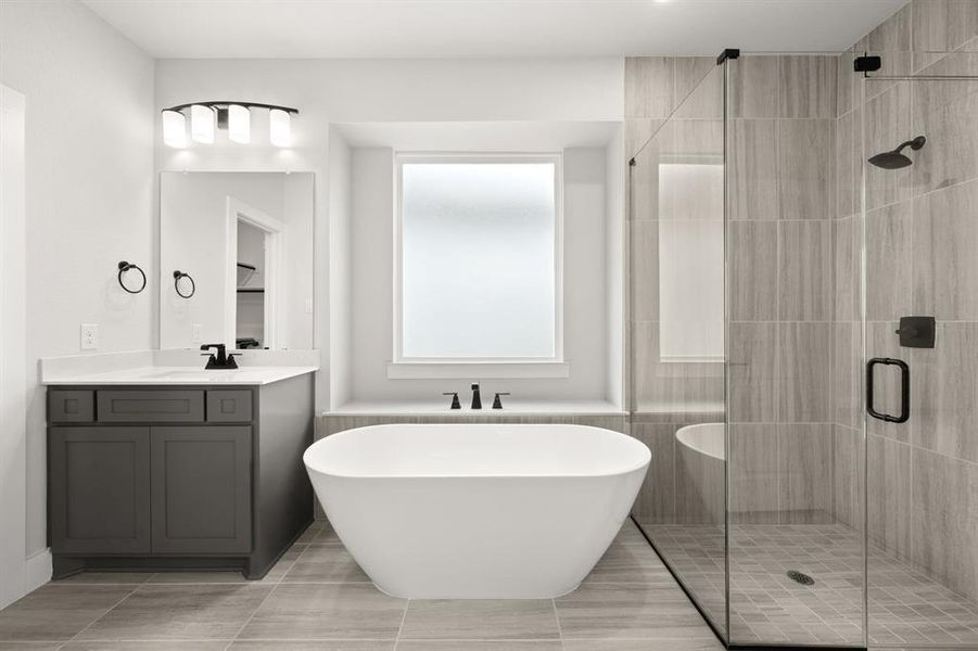 Furnished interior view inside a new home in Westside Preserve, Midlothian (Image 4).