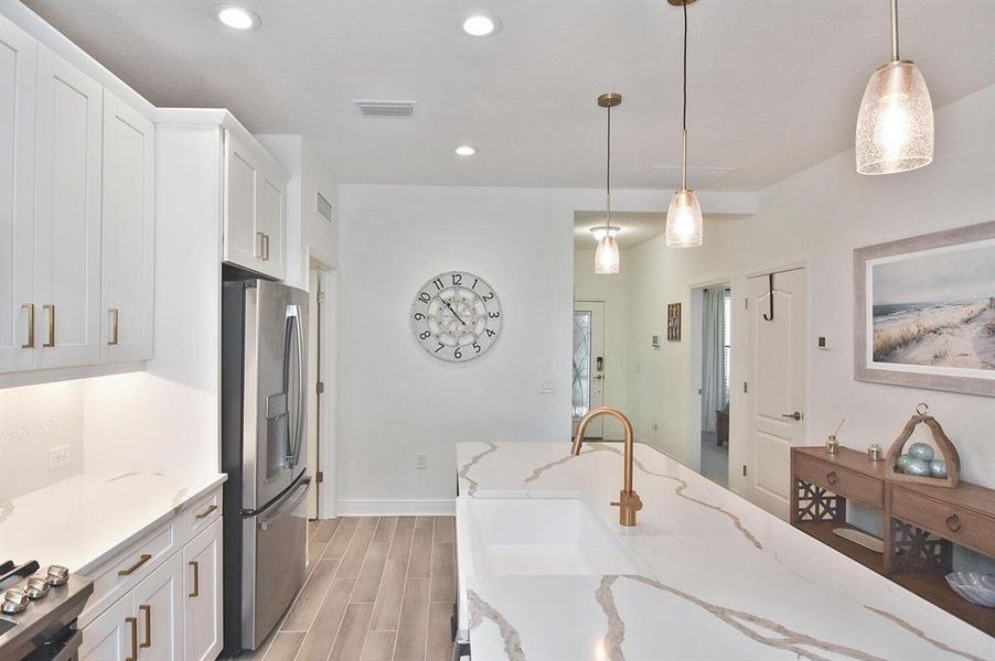 Furnished interior view inside a new home in , Englewood (Image 12).