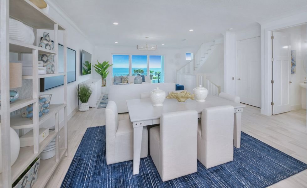 Furnished interior view inside a new home in Verona Oceanside, Ormond Beach (Image 17).