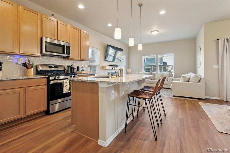 Furnished interior view inside a new home in , Colorado Springs (Image 3).