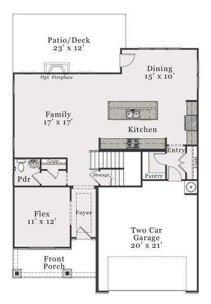 Craftsman First Floor