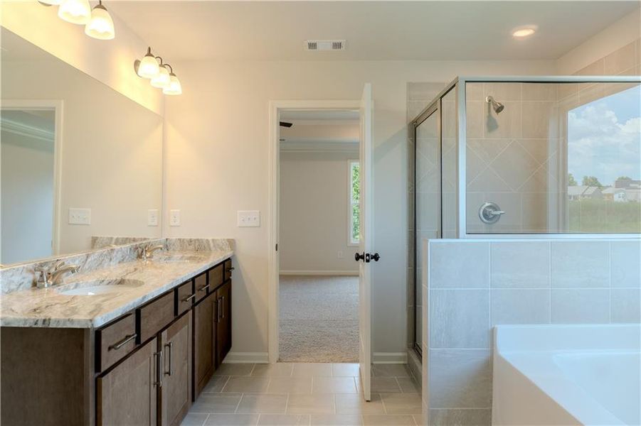 Furnished interior view inside a new home in Harmony Farms, Eatonton (Image 17).